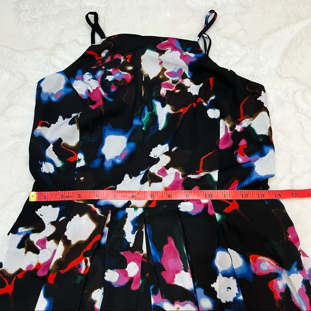 1. State Jumpsuit Romper Floral Culotte Black Colorful - Picture 11 of 13
